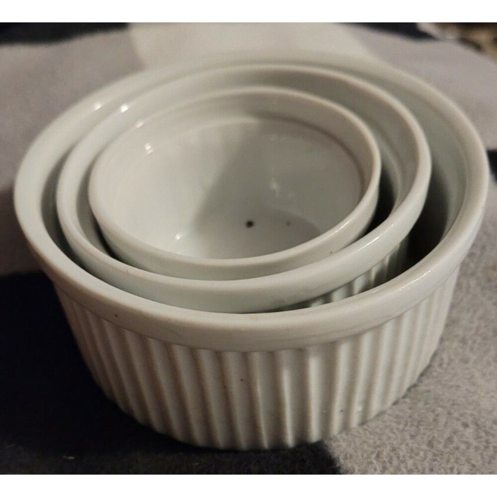 3 PC Ceramic Succulent Plant Pots White Garden Flower Pot Cactus Orchid NEW